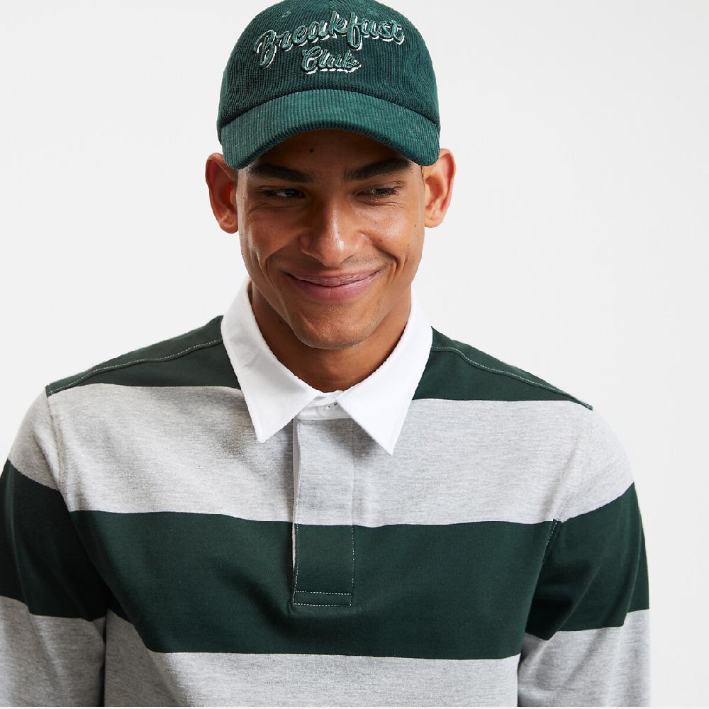 Laredoute Gestreiftes Poloshirt Lange Ärmel Grau Grün Gestreift LA REDOUTE COLLECTIONS