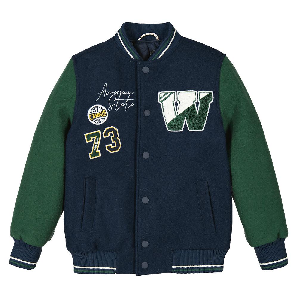 Laredoute Jacke Im College-Style Marine/grün LA REDOUTE COLLECTIONS