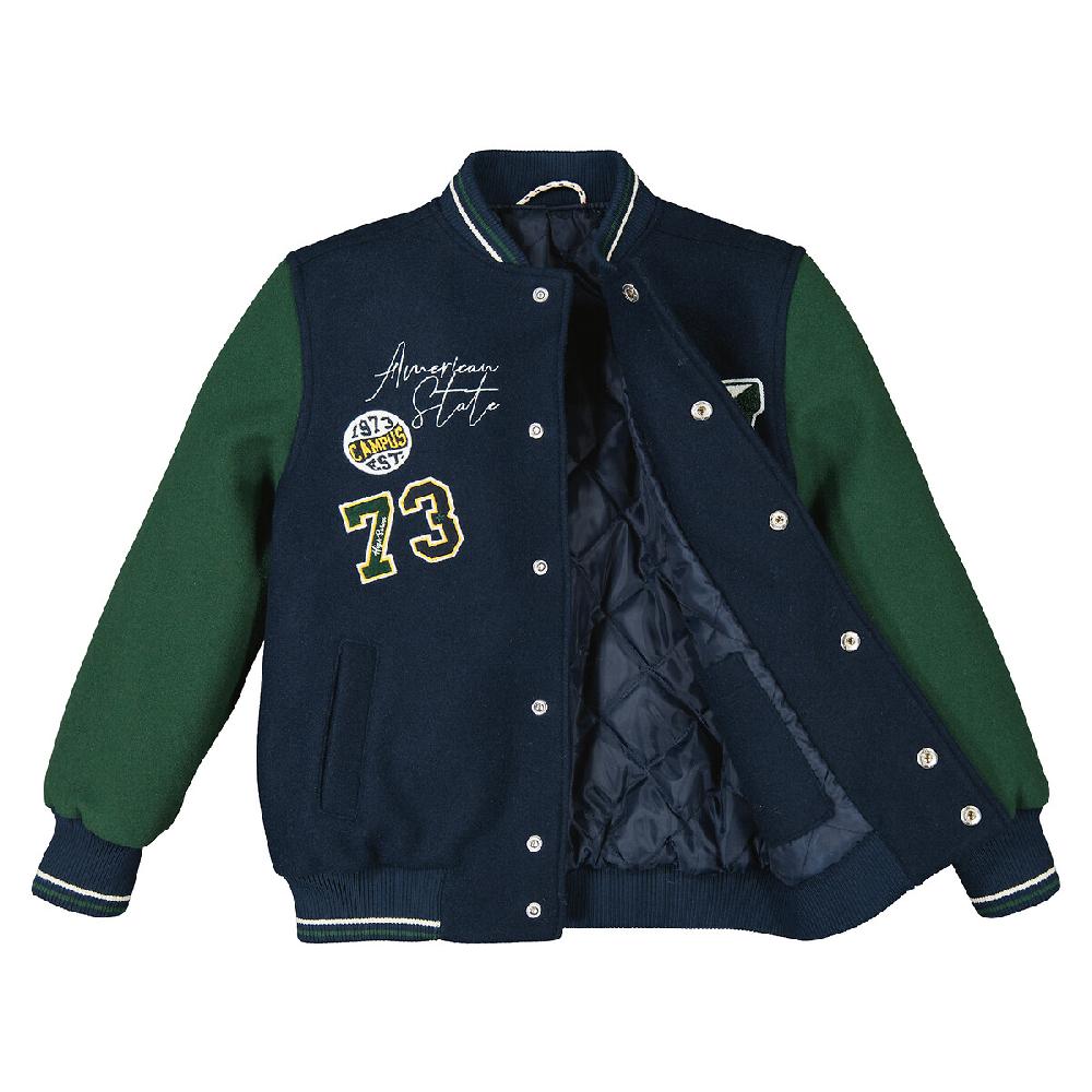 Laredoute Jacke Im College-Style Marine/grün LA REDOUTE COLLECTIONS