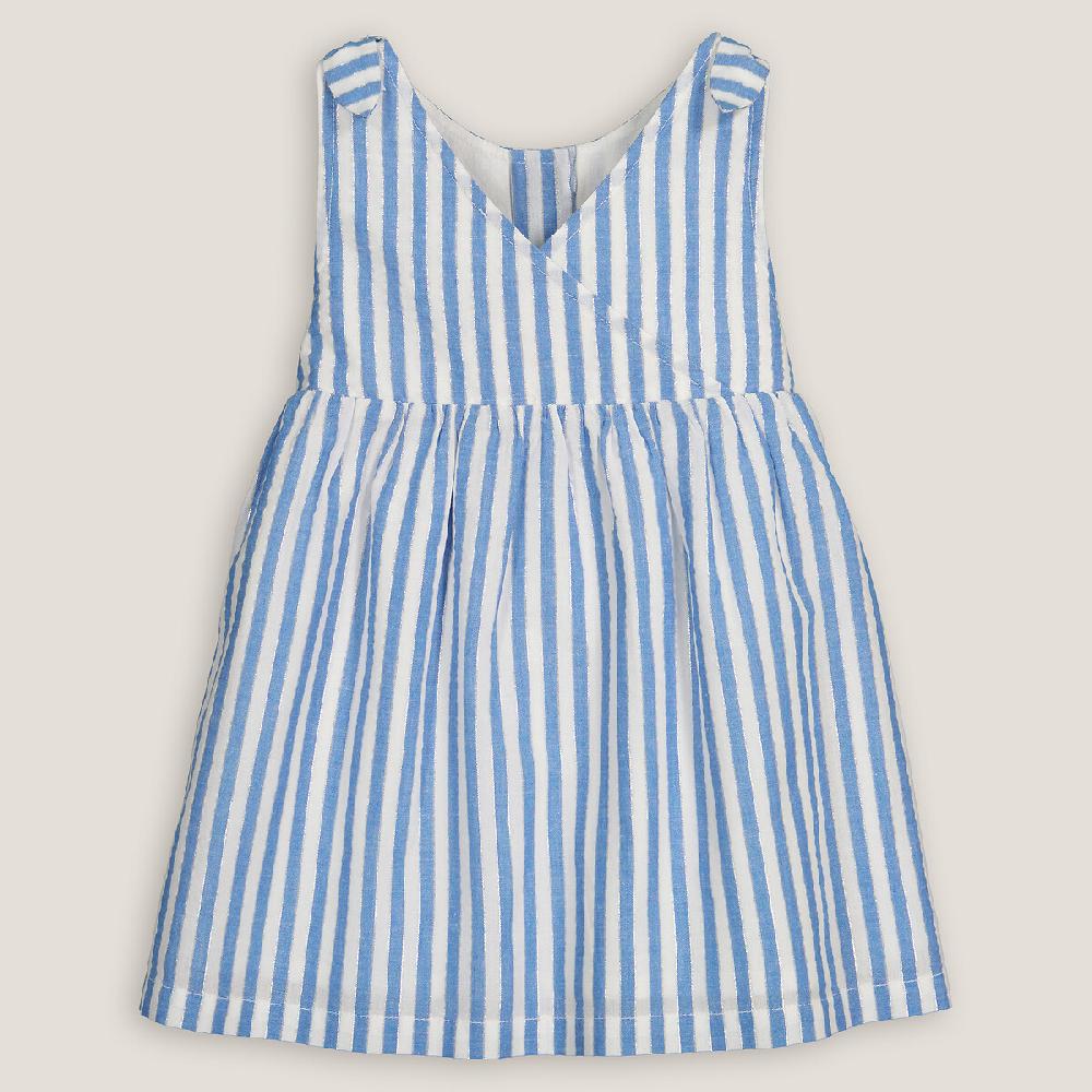 Laredoute Kleid ärmellos Gestreift Blau LA REDOUTE COLLECTIONS