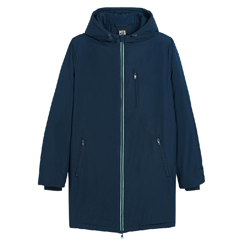 laredoute Lange Übergangsjacke mit fester Kapuze marine LA REDOUTE COLLECTIONS