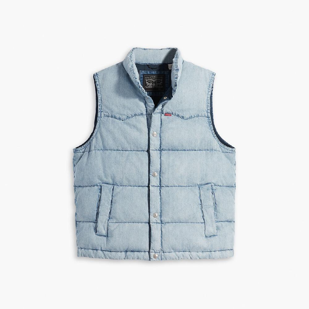 Laredoute Gestepptes Jeans-Gilet Hellblau LEVI'S