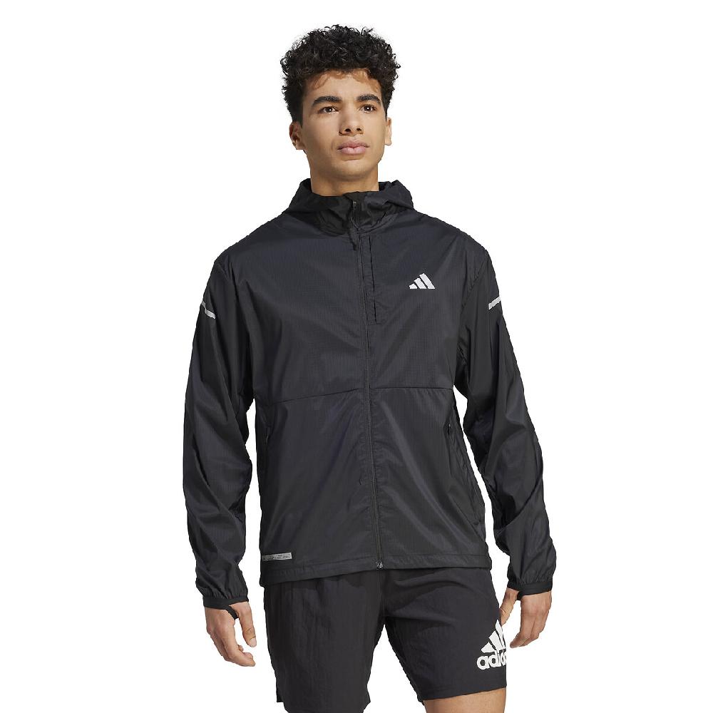 laredoute Laufjacke mit kleinem Logo schwarz adidas Performance