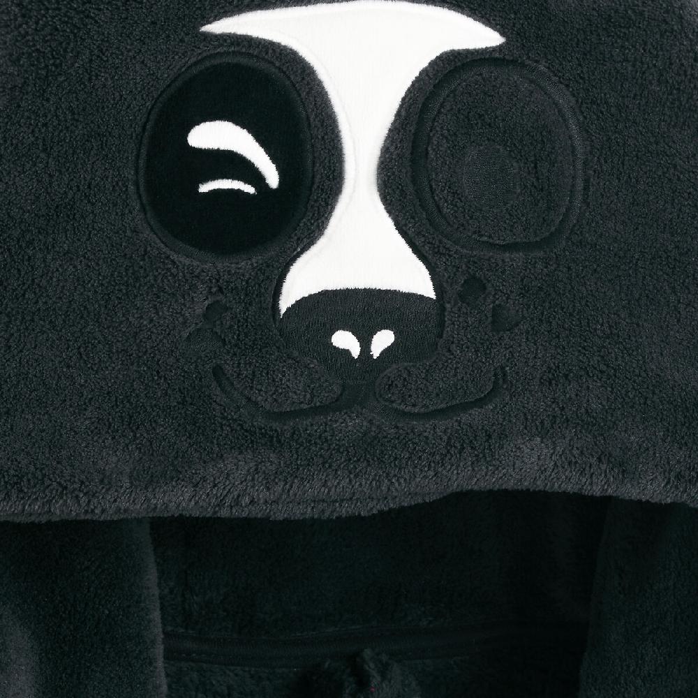 Laredoute Morgenmantel Mit Panda-Kapuze Aus Fleece Grau LA REDOUTE COLLECTIONS