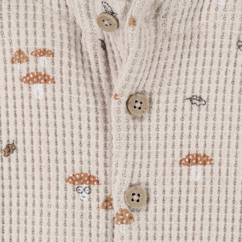 Laredoute Overall Aus Waffelpikee Mit Pilzmuster Bedruckt LA REDOUTE COLLECTIONS