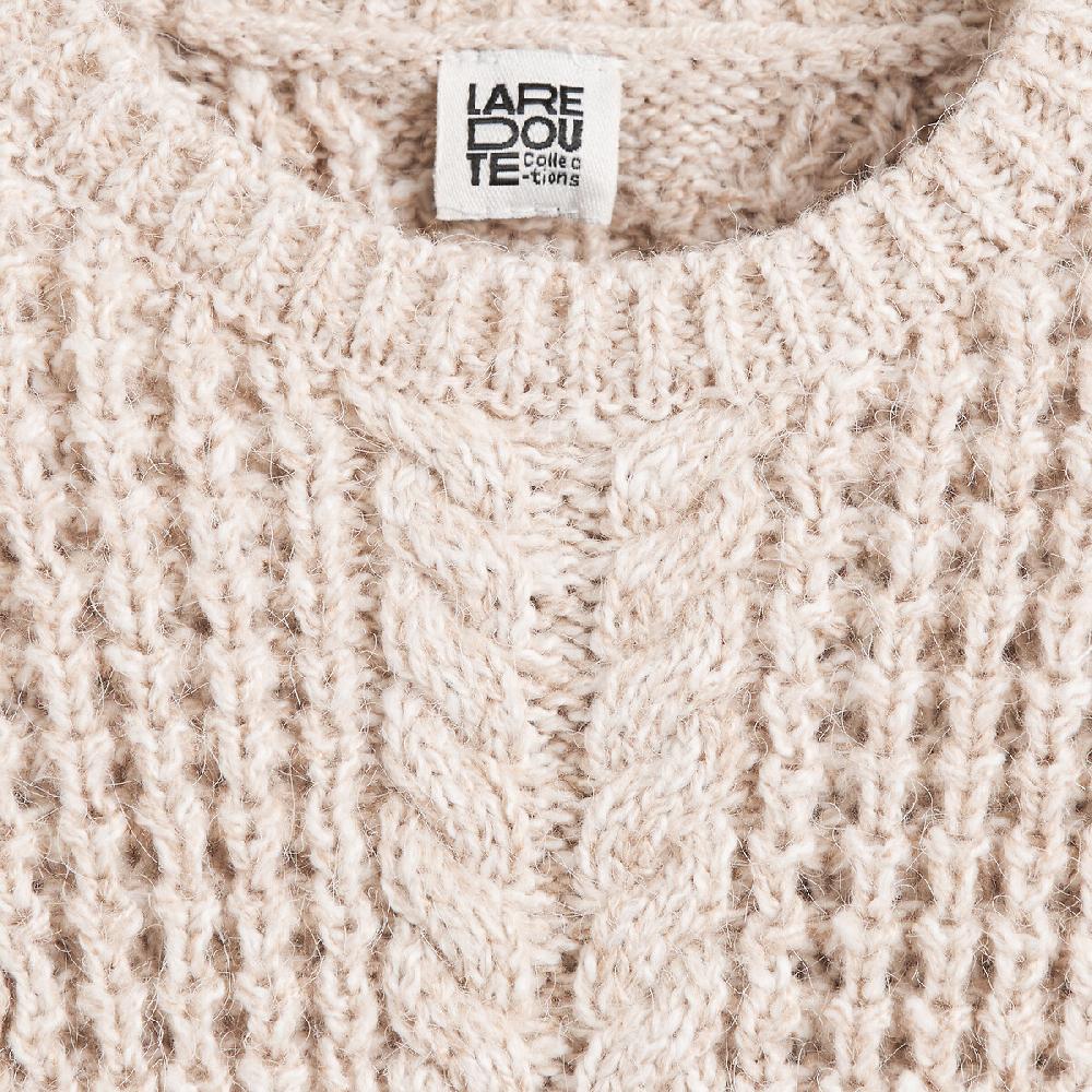 Laredoute Pullover Mit Rundem Ausschnitt Musterstrick Beige Meliert LA REDOUTE COLLECTIONS