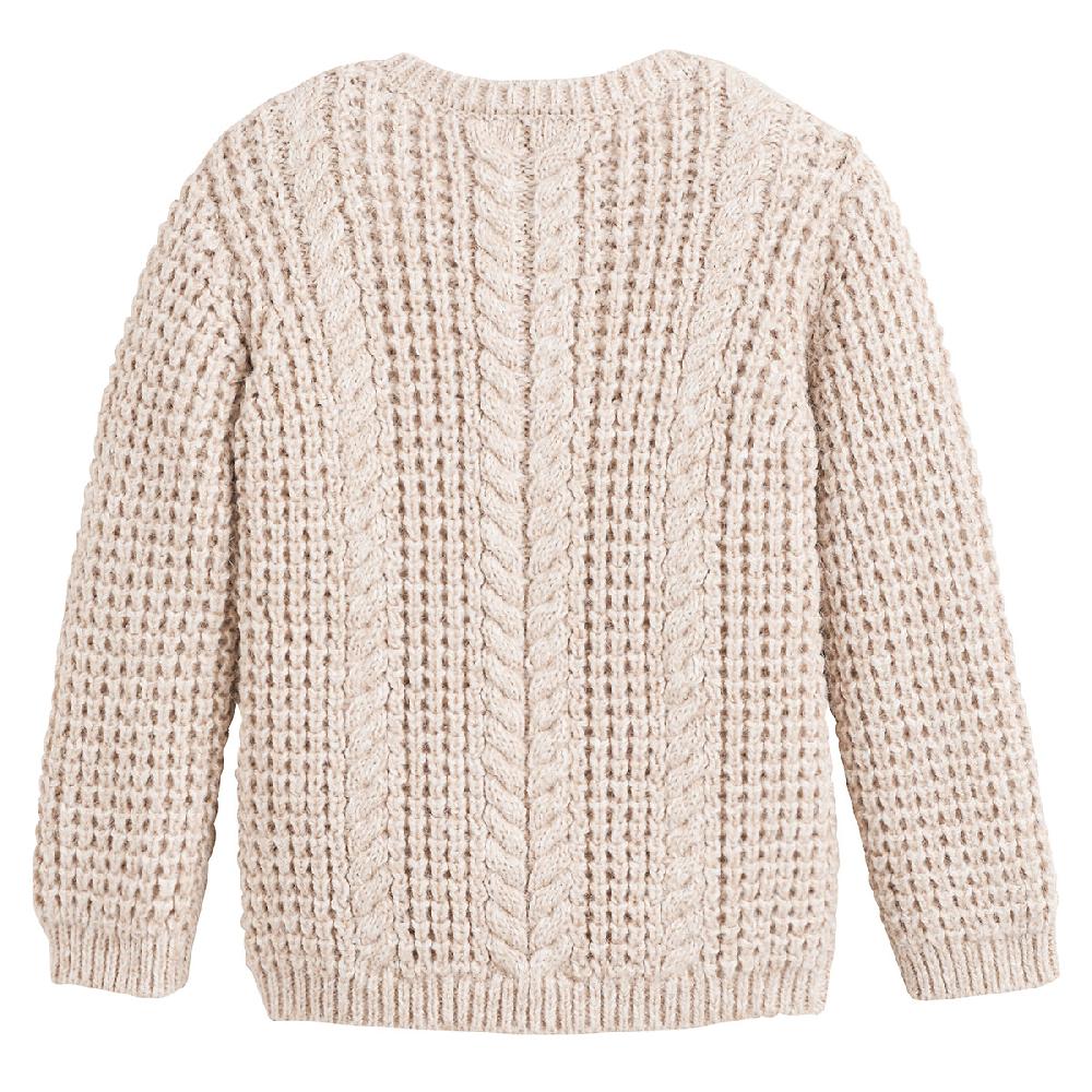 Laredoute Pullover Mit Rundem Ausschnitt Musterstrick Beige Meliert LA REDOUTE COLLECTIONS