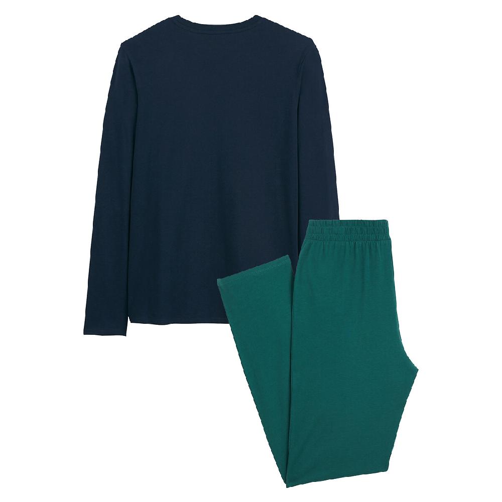 Laredoute Pyjama Aus Jersey Mit Gaming-Aufdruck Marine/grün LA REDOUTE COLLECTIONS