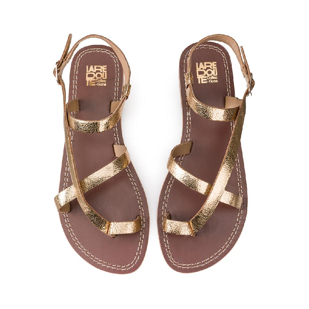 Laredoute Signature-Zehensandalen Aus Leder Goldfarben LA REDOUTE COLLECTIONS