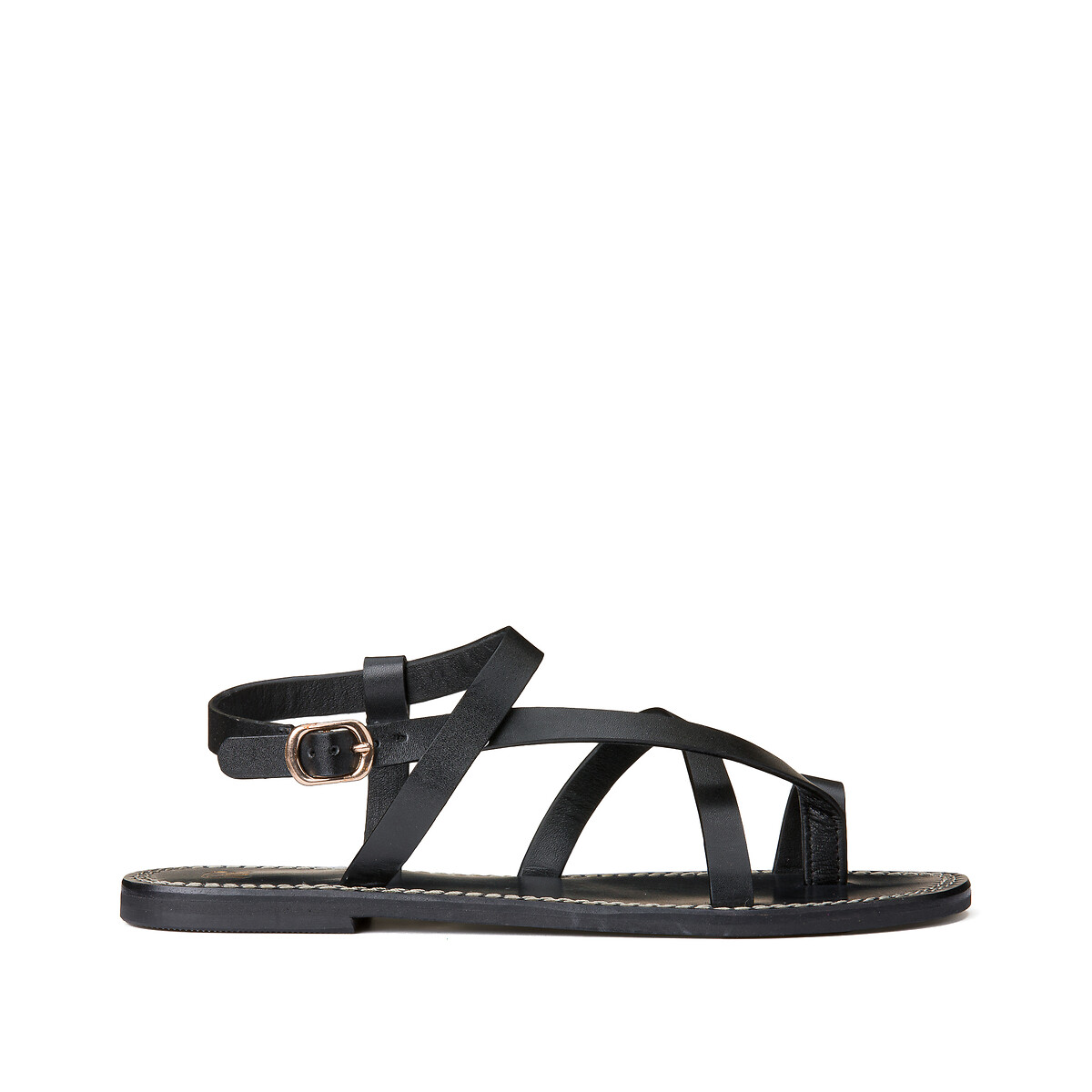 Laredoute Signature-Zehensandalen Aus Leder Schwarz LA REDOUTE COLLECTIONS