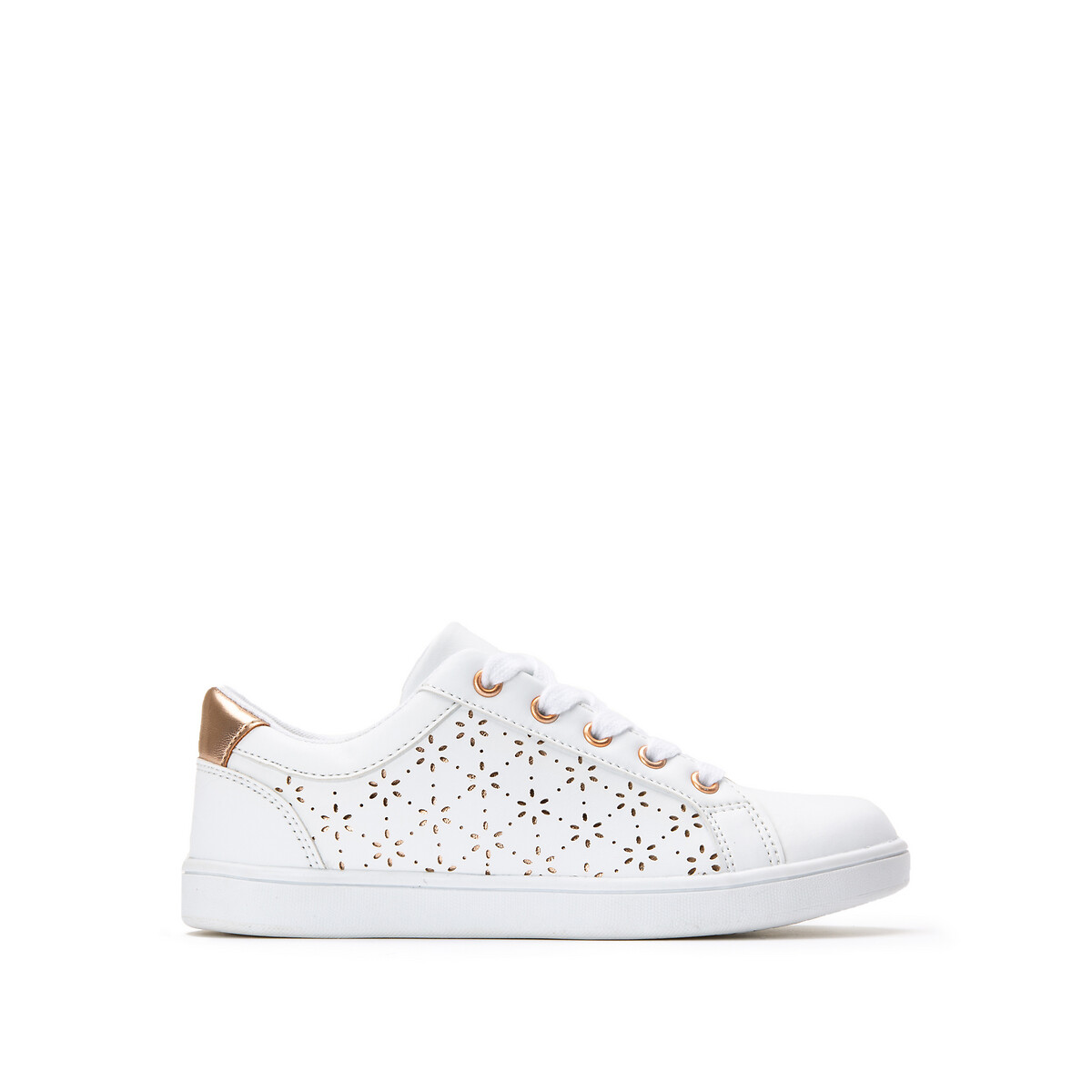 laredoute Sneakers mit Lochmuster Schnürung weiss LA REDOUTE COLLECTIONS