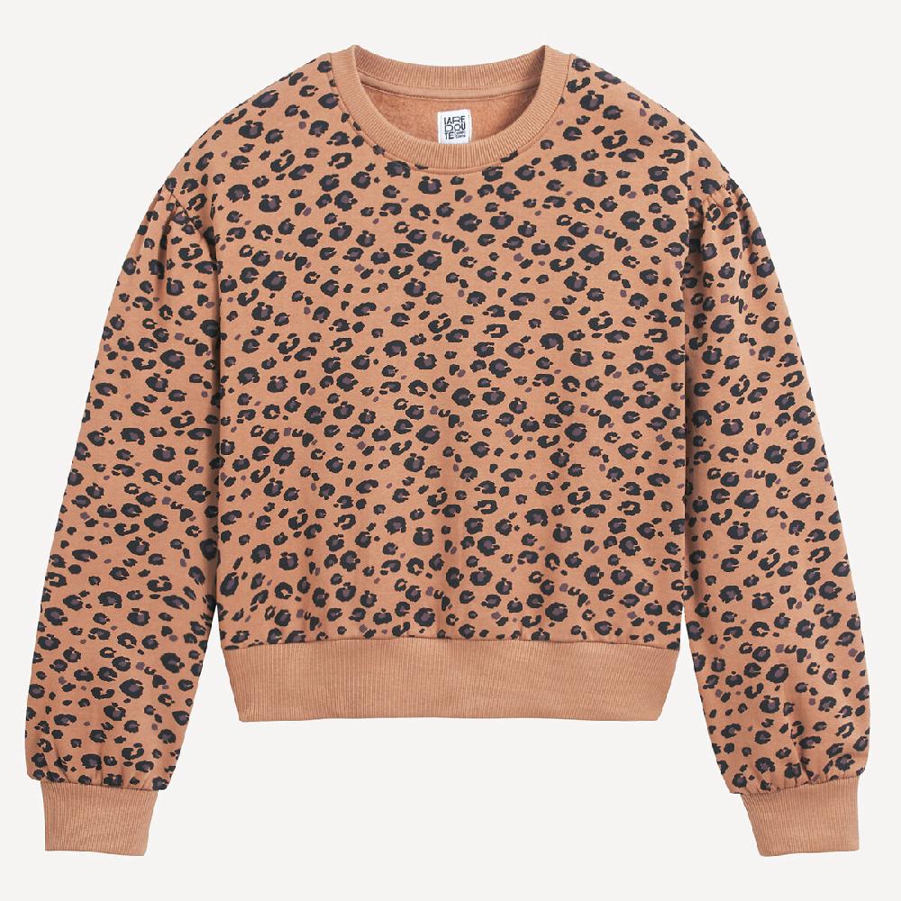 Laredoute Sweatshirt Mit Animalprint 18 Monate-14 Jahre Leopardenmuster LA REDOUTE COLLECTIONS