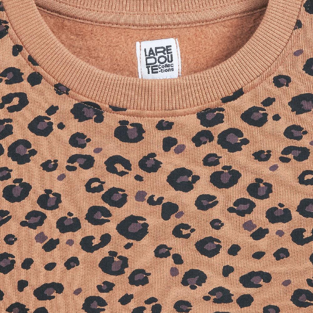 Laredoute Sweatshirt Mit Animalprint 18 Monate-14 Jahre Leopardenmuster LA REDOUTE COLLECTIONS