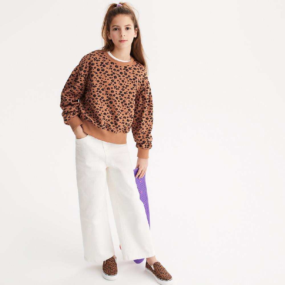laredoute Sweatshirt mit Animalprint 18 Monate-14 Jahre leopardenmuster LA REDOUTE COLLECTIONS