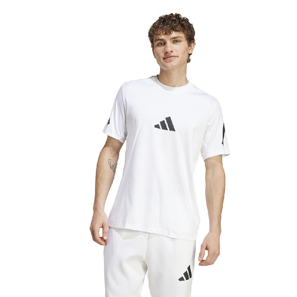 laredoute T-Shirt mit Logo-Patch aus Silikon weiss adidas Performance