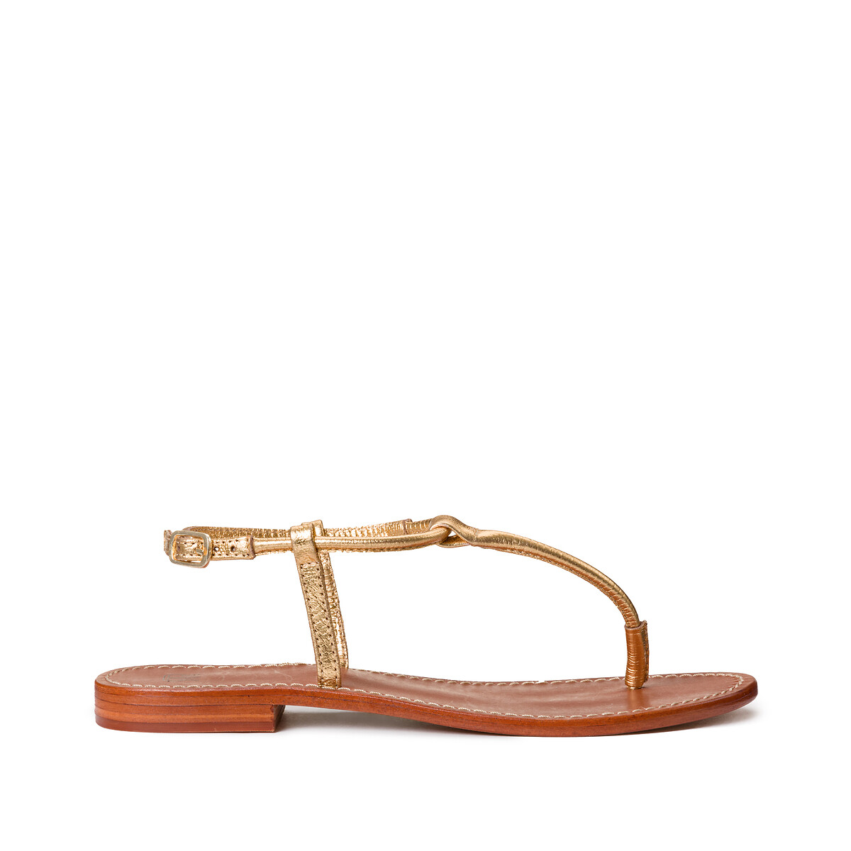 Laredoute Zehensandalen Aus Leder Goldfarben LA REDOUTE COLLECTIONS
