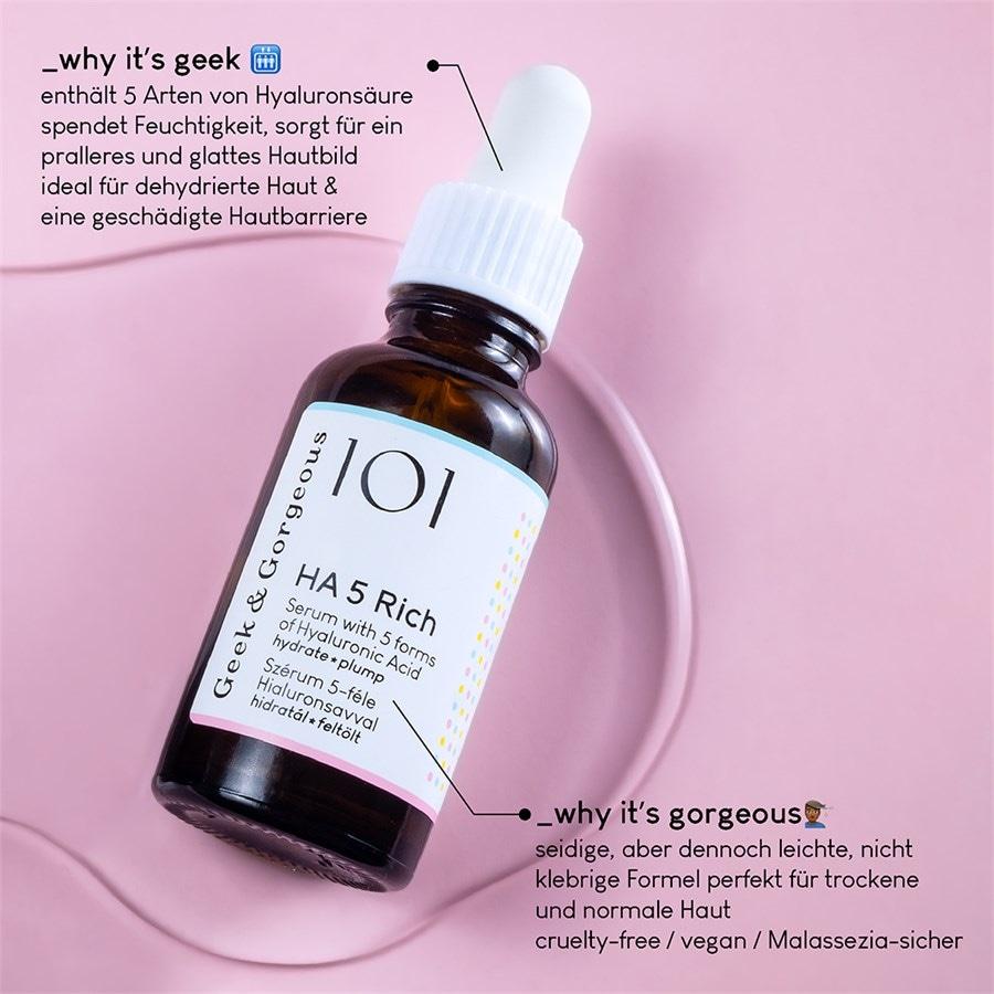 101 Actives HA 5 Rich Serum Von Geek & Gorgeous
