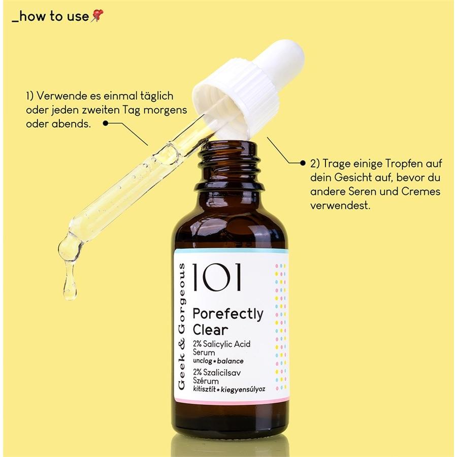 101 Actives Porefectly Clear Serum Von Geek & Gorgeous