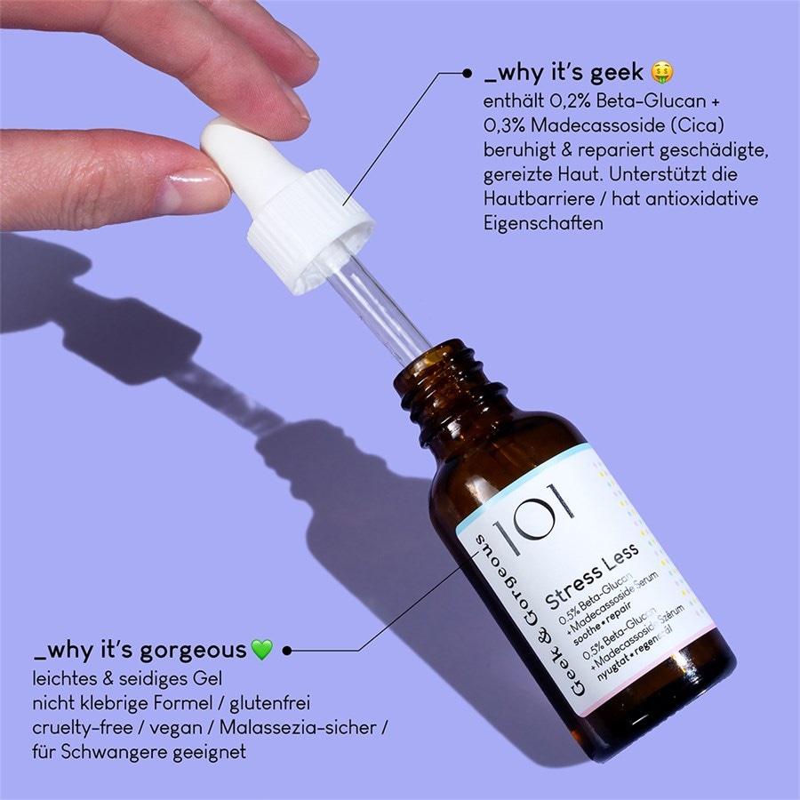 101 Actives Stress Less Serum Von Geek & Gorgeous