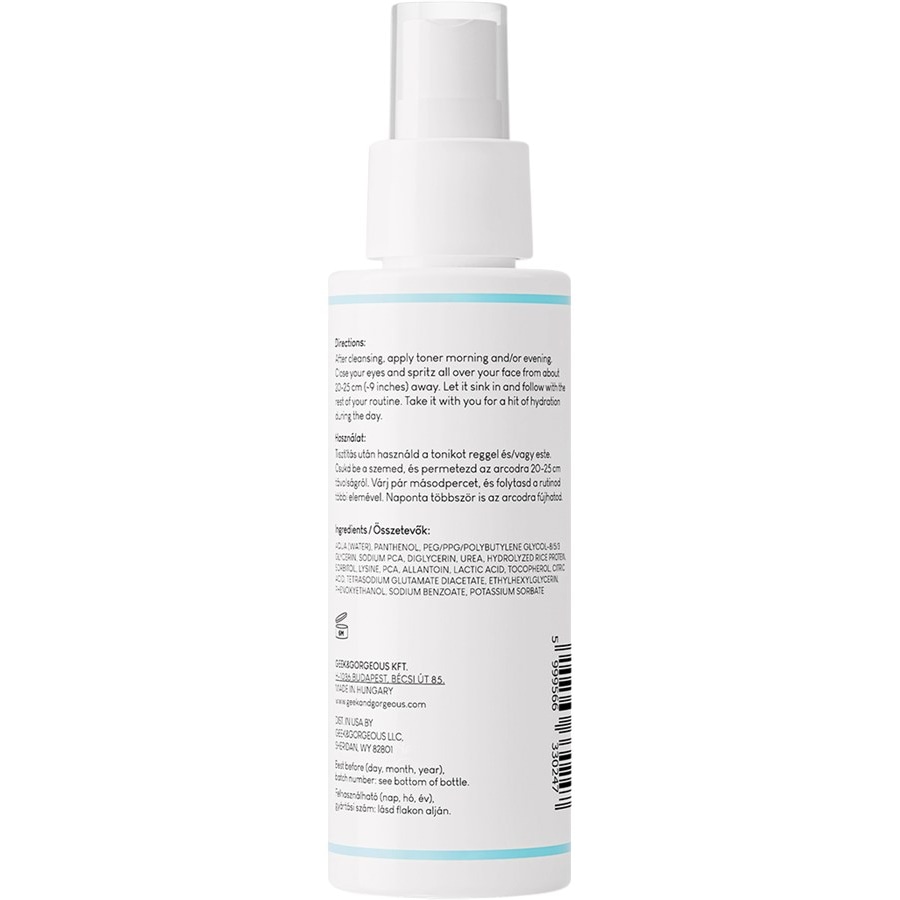 101 Basics Liquid Hydration Toner Von Geek & Gorgeous