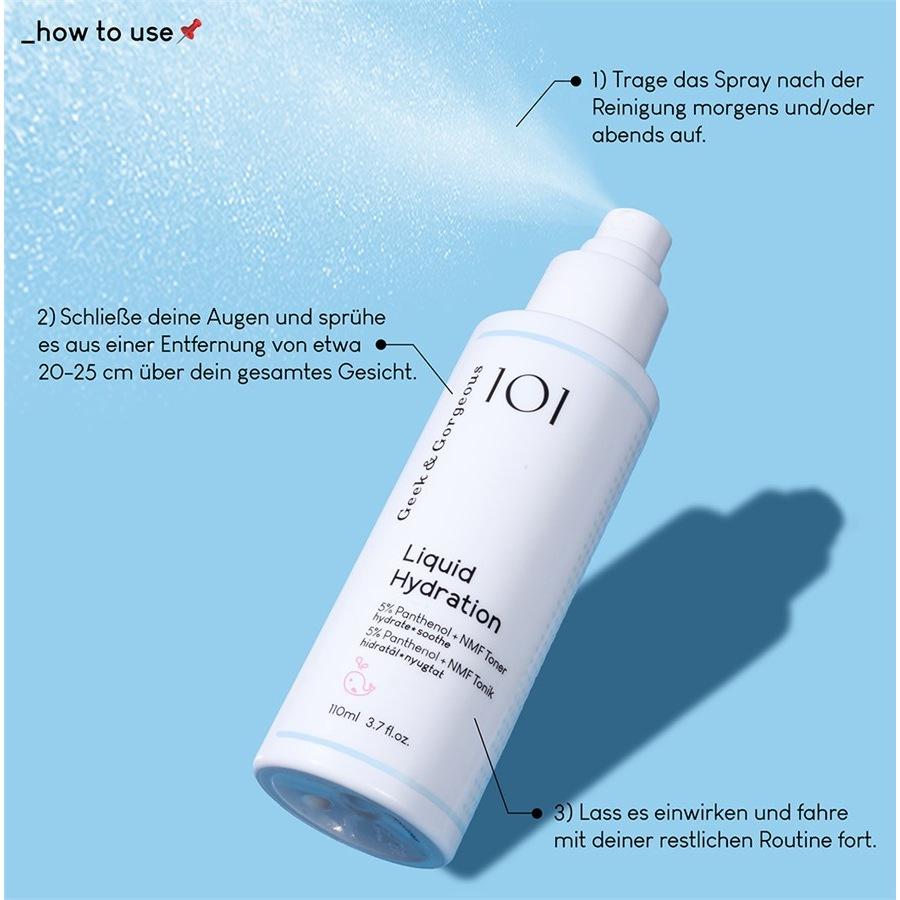 101 Basics Liquid Hydration Toner Von Geek & Gorgeous