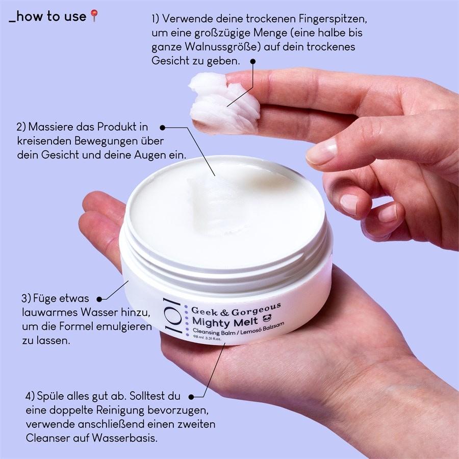 101 Basics Mighty Melt Cleansing Balm Von Geek & Gorgeous