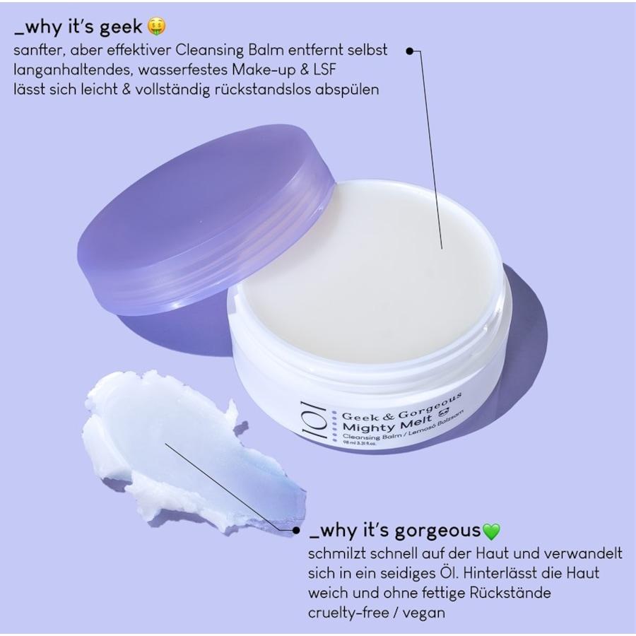 101 Basics Mighty Melt Cleansing Balm Von Geek & Gorgeous