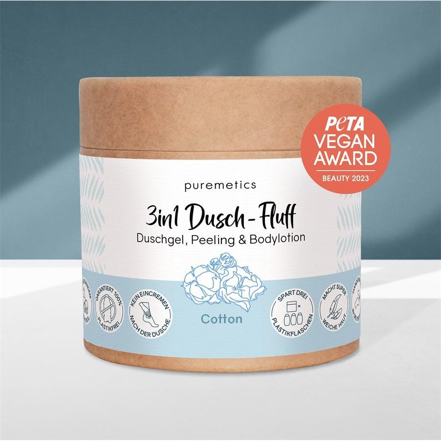 3in1 Duschpflege Dusch-Fluff Cotton Von Puremetics