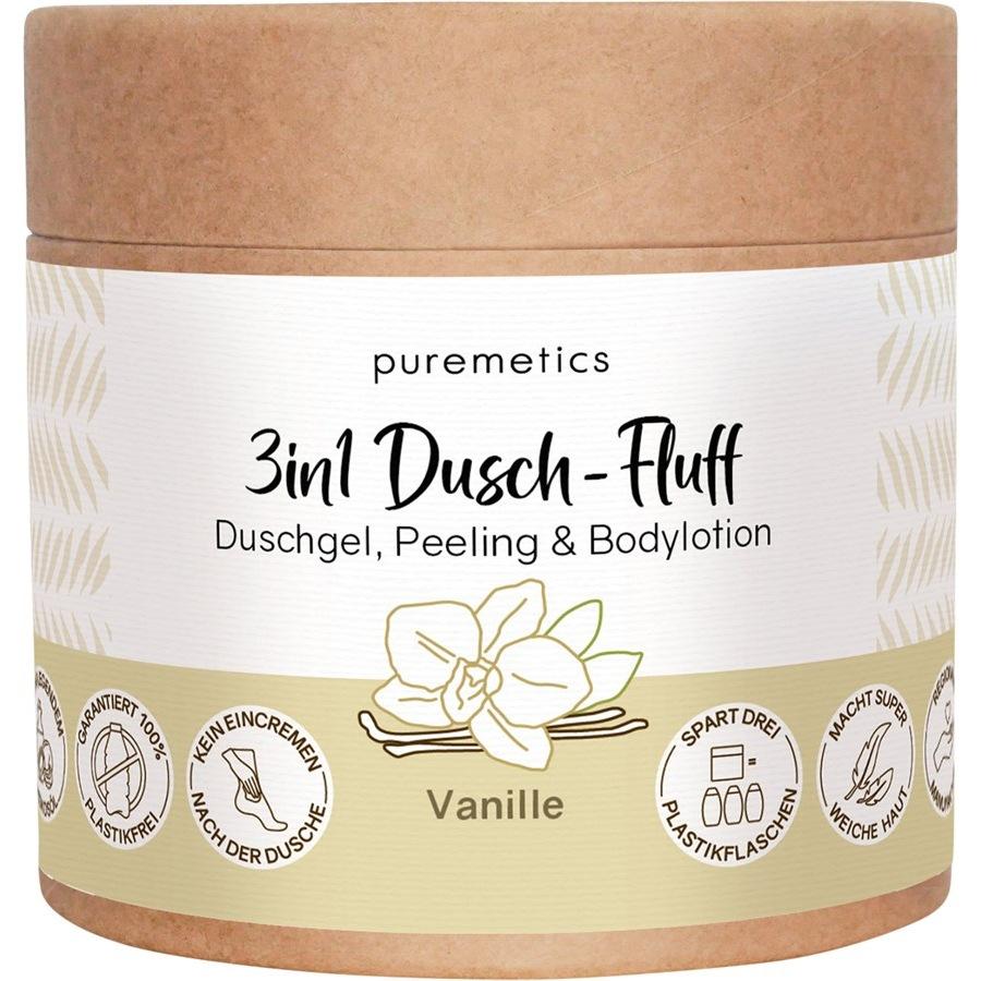 3in1 Duschpflege Dusch-Fluff Vanille von puremetics ❤️ Online kaufen
