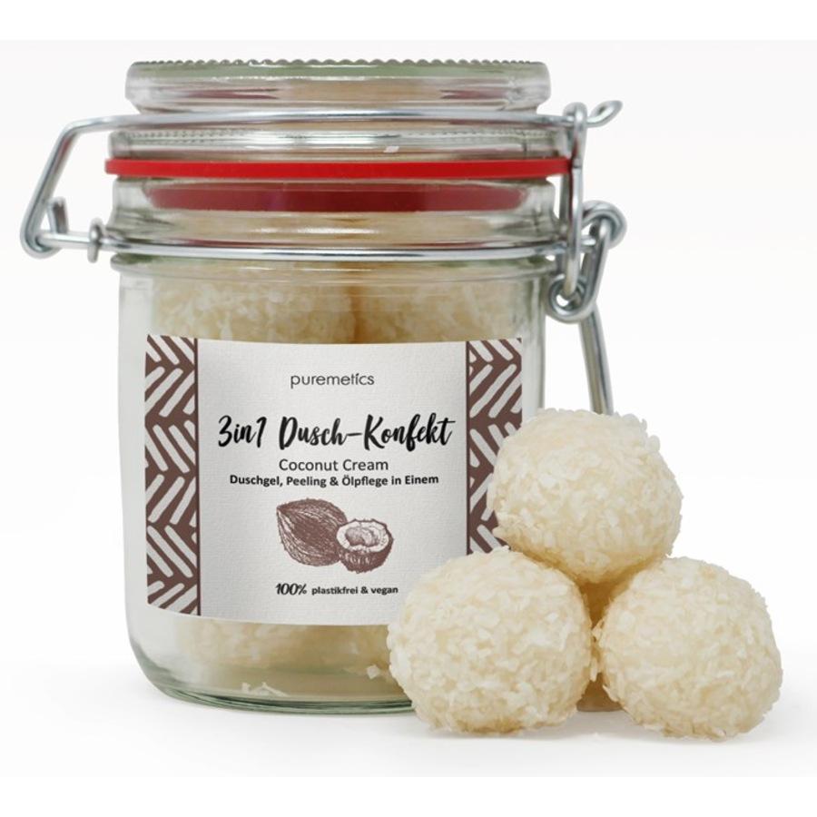 3in1 Duschpflege Dusch-Konfekt Coconut Cream Von Puremetics ❤️ Online Kaufen