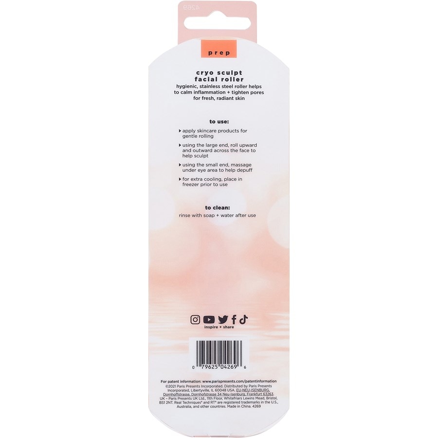 Accessories & Beauty Tools Cryo Sculpt Facial Roller Von Real Techniques