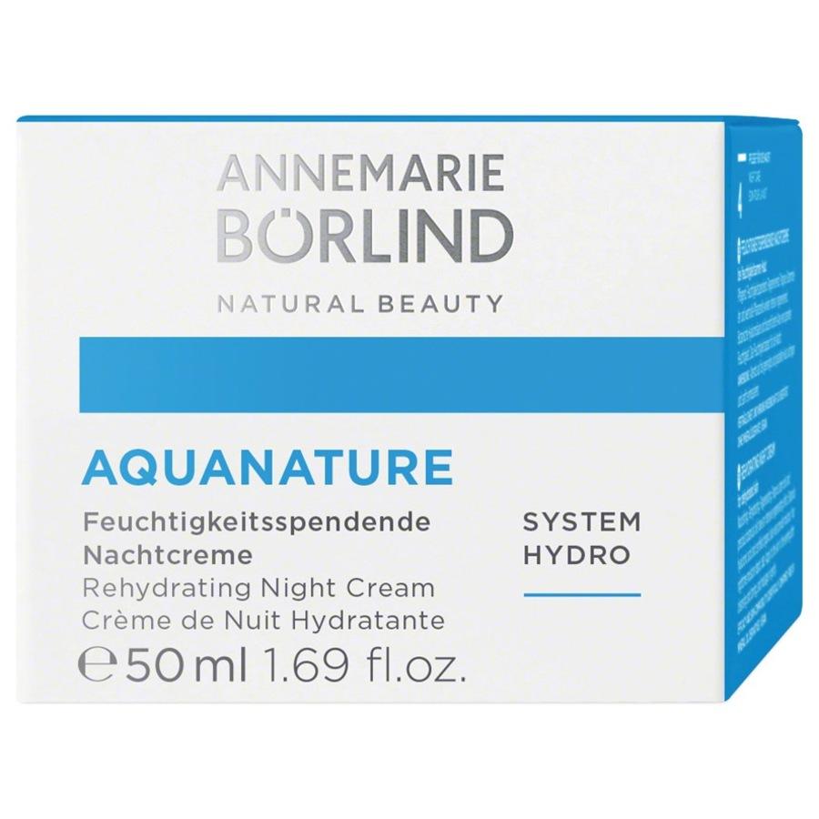 AQUANATURE Feuchtigkeitsspendende Nachtcreme Von ANNEMARIE BÖRLIND