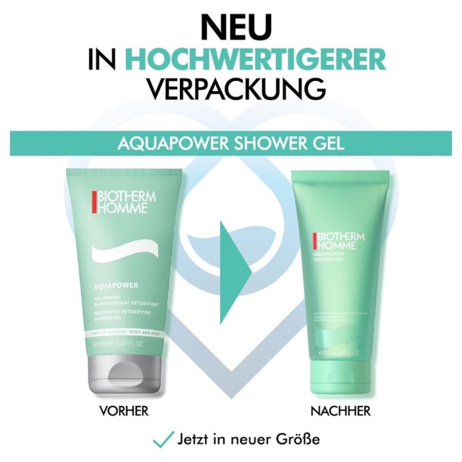 Aquapower Invigorating & Moisturizing Hair & Body Wash Von Biotherm Homme