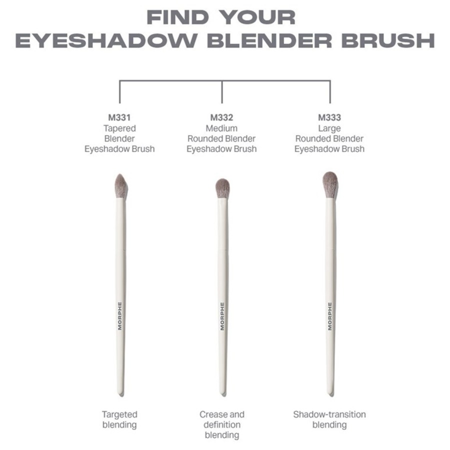 Augenpinsel M332 Medium Rounded Blender Eyeshadow Brush Von Morphe ❤️ Online Kaufen