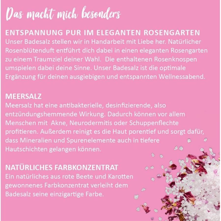 Badesalze Badesalz Rosengarten Von Puremetics