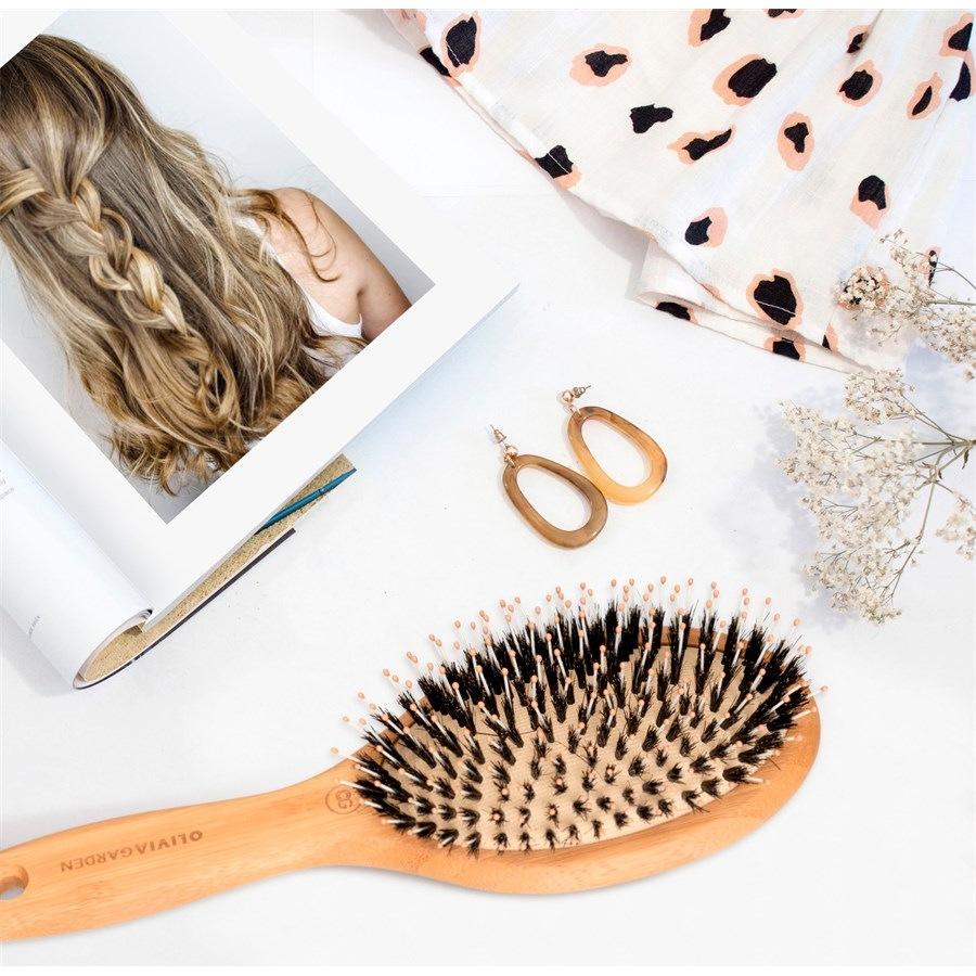 Bamboo Touch Pneumatikbürste Aus Bambus Mit Wildschwein-/Nylonborsten Von Olivia Garden