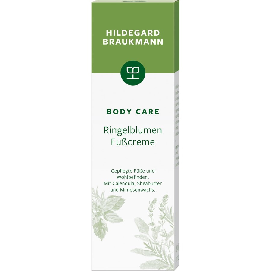 Body Care Ringelblumen Fusscreme Von Hildegard Braukmann
