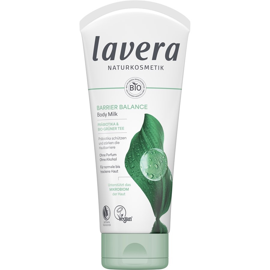 Body Lotion und Milk Barrier Balance Body Milk von Lavera