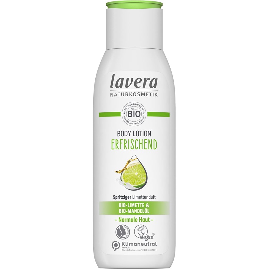 Body Lotion und Milk Erfrischende Body Lotion Bio-Limette & Bio-Mandelöl von Lavera