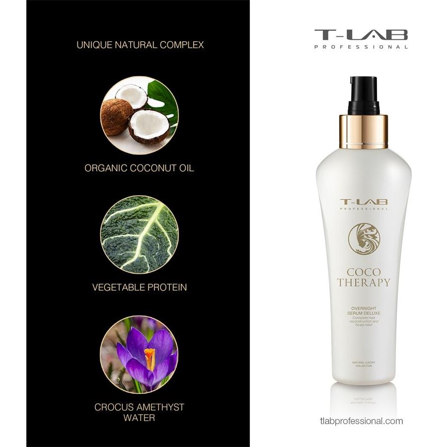 Coco Therapy Overnight Serum Deluxe Von T-LAB Professional