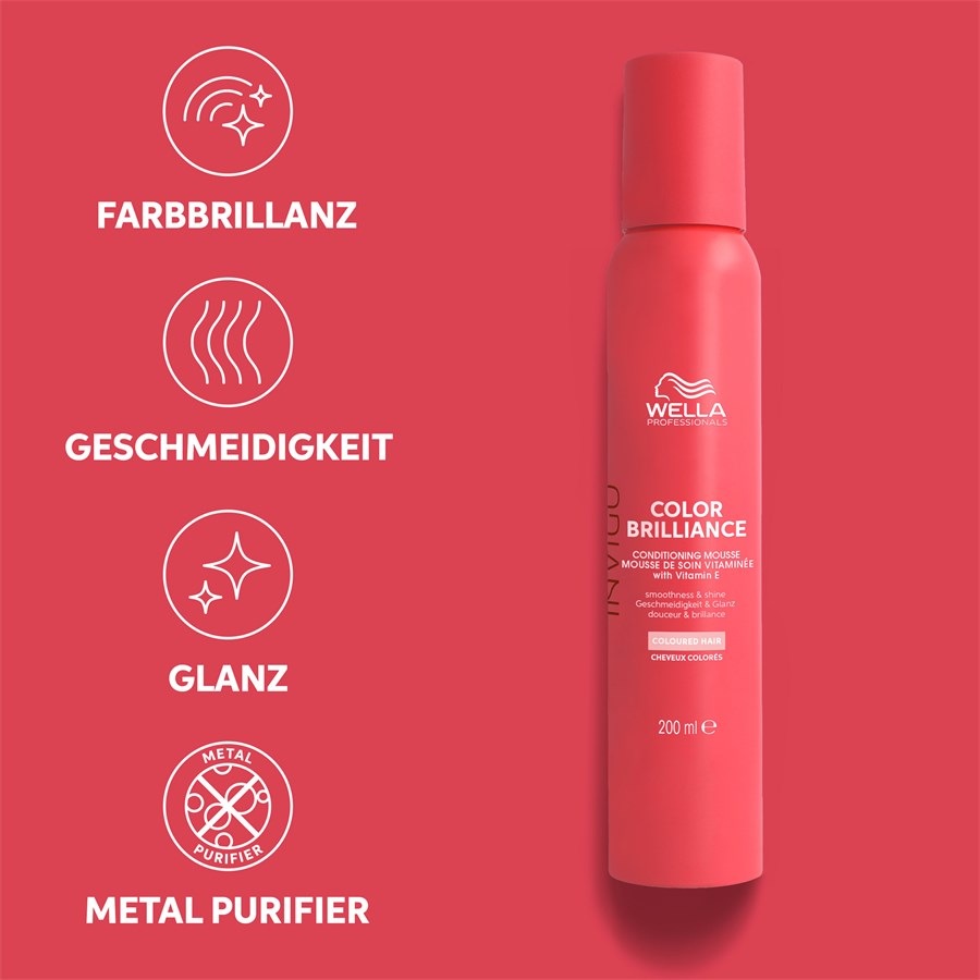 Color Brilliance Vitamin Conditioning Mousse Von Wella