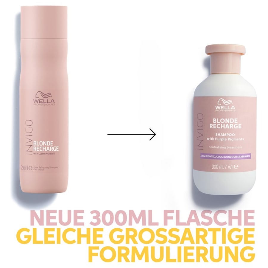 Color Recharge Color Refreshing Shampoo Cool Blonde Blond Recharge Von Wella