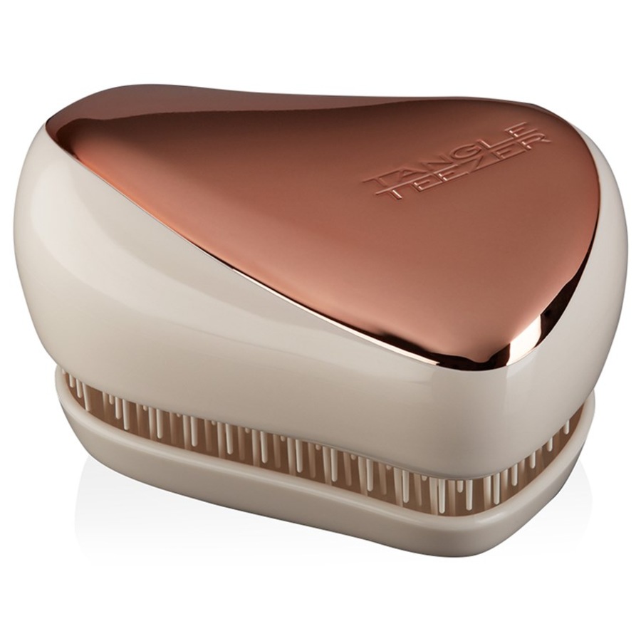 Compact Styler Hairbrush Rose Gold Straight & Curly Hair Von Tangle Teezer