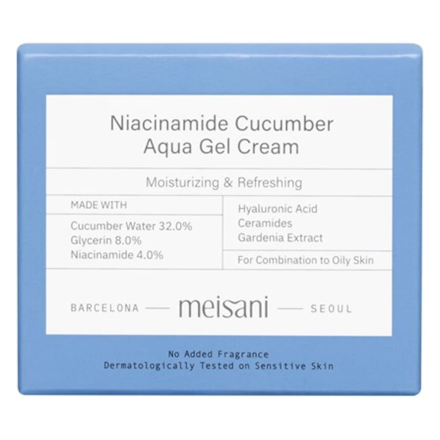 Creme Niacinamide Cucumber Aqua Gel Cream Von Meisani