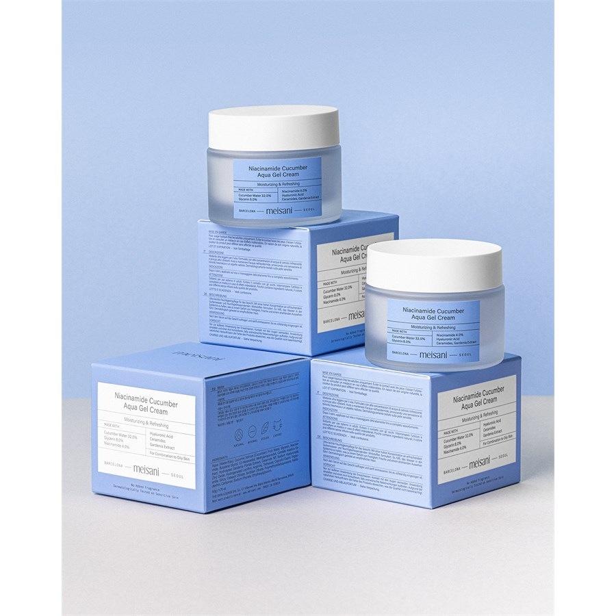 Creme Niacinamide Cucumber Aqua Gel Cream Von Meisani