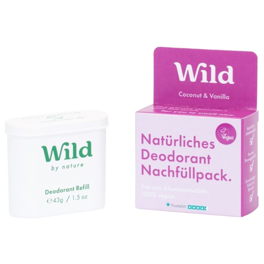 Deodorant Refill Coconut & Vanilla Refill Von Wild