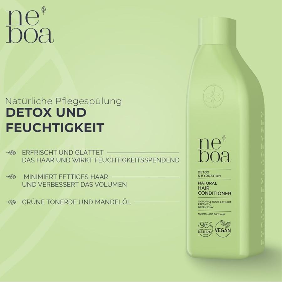 Detox & Hydration Natural Conditioner Normal And Oily Hair Von Neboa