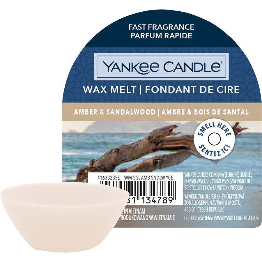 Duftwachs Amber & Sandalwood Brown von Yankee Candle