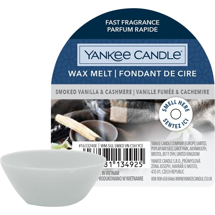Duftwachs Smoked Vanilla + Cashmere Grey von Yankee Candle