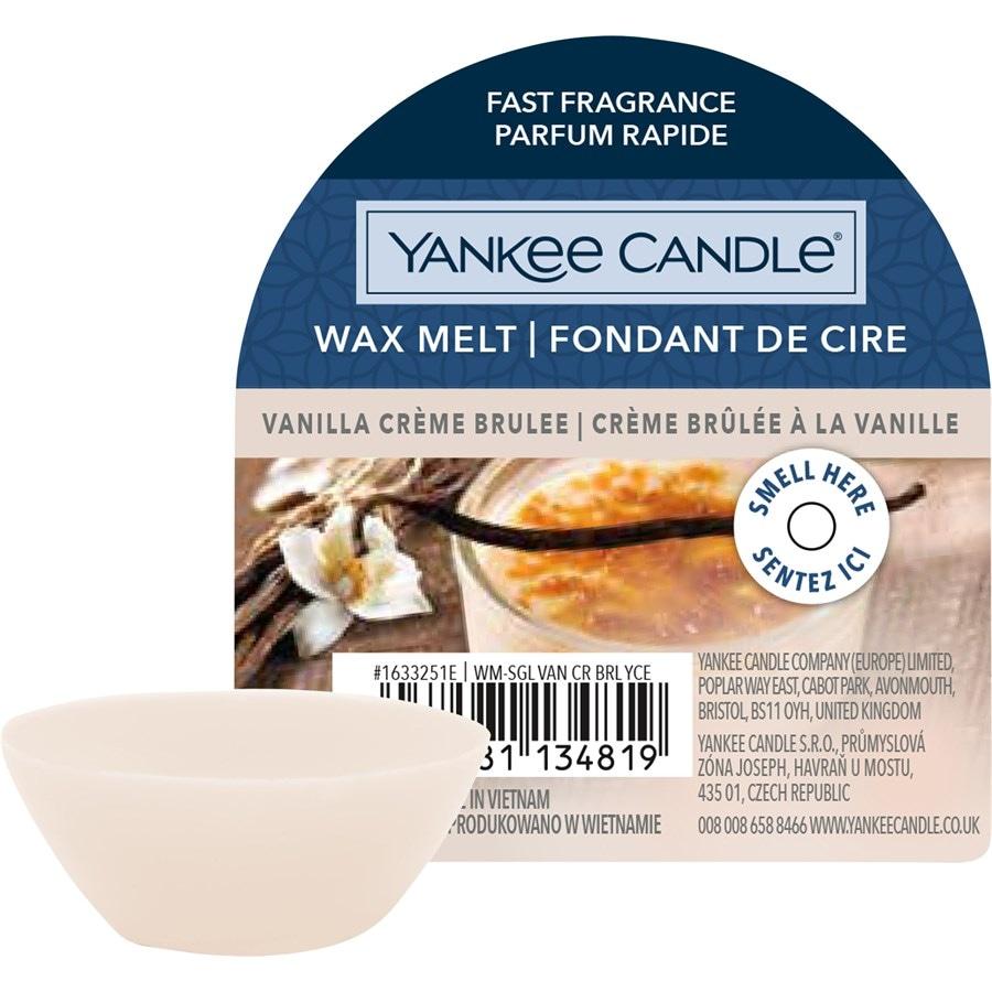 Duftwachs Vanille Creme Brûlée Brown von Yankee Candle